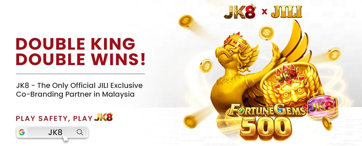 JK8 Free Credit RM50 Tanpa Deposit - Kasino Online Malaysia 2026